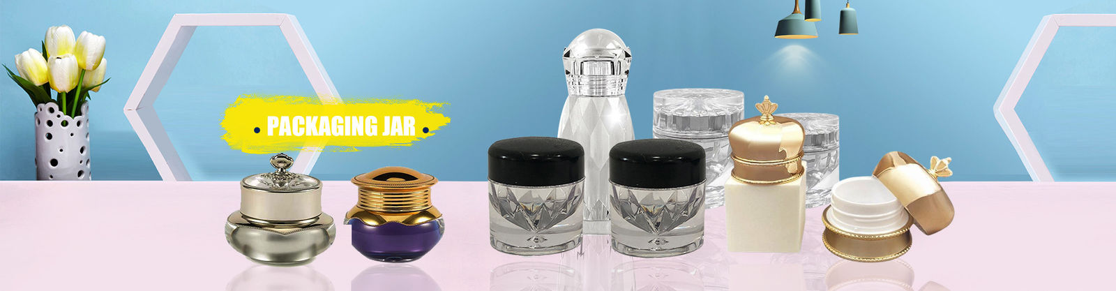 Frasco de embalagem cosmética