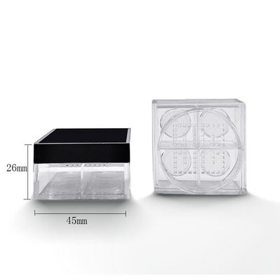 1.5g*4 6g Container de pó de cara solta Container de pó de fixação Não vazamento