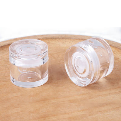 Frascos de cosméticos PMMA resistentes, transparentes, de 36×30 mm, frascos de cosméticos ecológicos