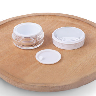 Deluxe 5g Plastic Cosmetic Packaging Jar OEM ODM Logo Disponível