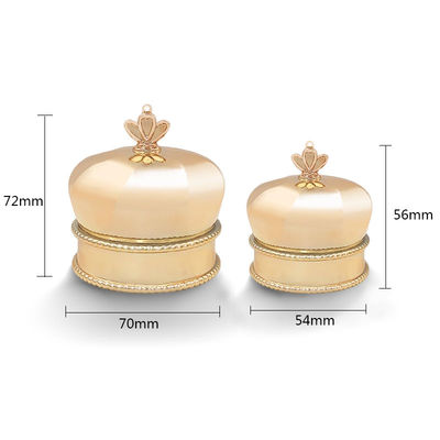 Exquisito frasco de embalagem cosmética recipiente de creme de plástico 54mm 70mm Diâmetro