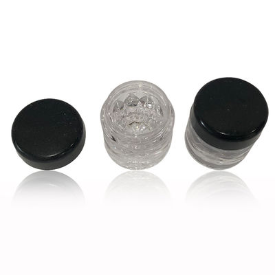 Mini Glitter cosmético frasco de embalagem para viagens ou amostras prova de derramamento