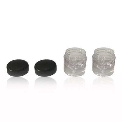 Mini Glitter cosmético frasco de embalagem para viagens ou amostras prova de derramamento