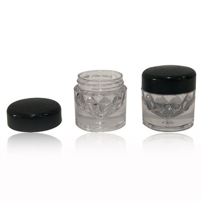 Mini Glitter cosmético frasco de embalagem para viagens ou amostras prova de derramamento