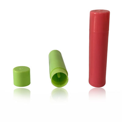 5 gramas tubos de bálsamo labial colorido tubos de borracha de plástico aprovação SGS