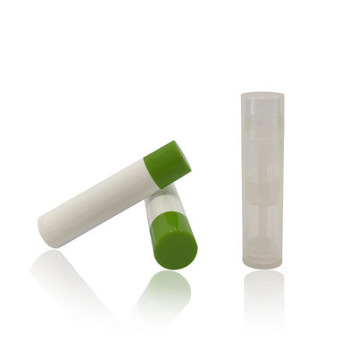 Tubo de bálsamo de lábio de plástico branco a granel 15*66mm Alta Durabilidade