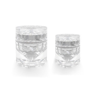 Jarrões de cosméticos de luxo de 55*56mm 30g Jarrões de cosméticos com tampa personalizados