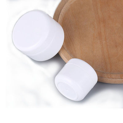 Creme facial vazio frascos cosméticos de plástico branco não quebráveis aprovação SGS