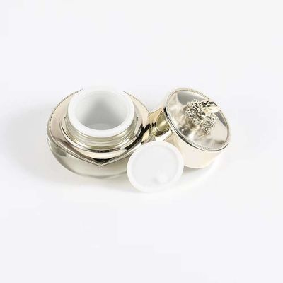 Potes plásticos de creme facial vazios de 45×44mm com tampas personalizadas