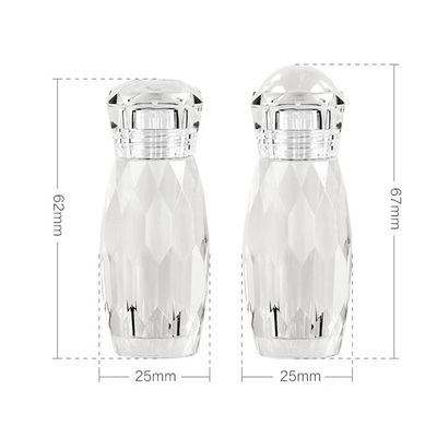 Material ABS Embalagem Cosmética Luminosa Jar 5g Para Produtos de Cuidados da Pele
