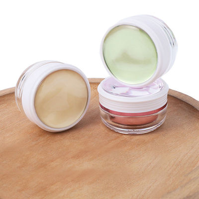 PMMA frascos vazios de creme cosmético com tampa de parafuso
