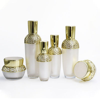 Conjunto de embalagem cosmética com tampa de parafuso Embalagem de produtos cosméticos 50 ml 60 ml 100 ml 120 ml