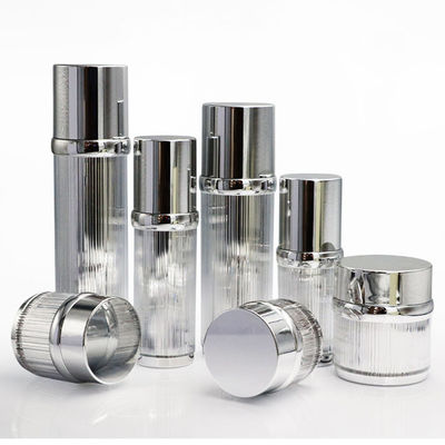 Luxo 15-50g Embalagem Cosmética Vazia Conjunto Cosmético Botelha E Jar