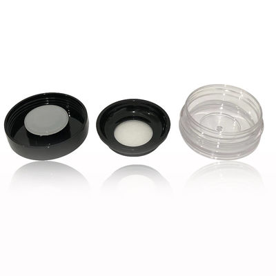 Customização de 8g de plástico transparente em pó vazio 32.8*68.4mm