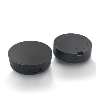 Casca de pó compacta e vazia personalizada preto fosco 67mm*19mm