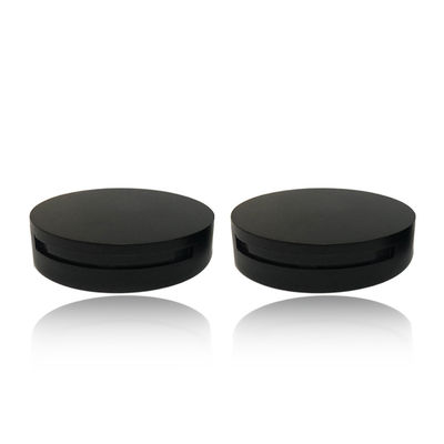 Customização ABS Recheado Compacto Caso em Pó Preto Cor