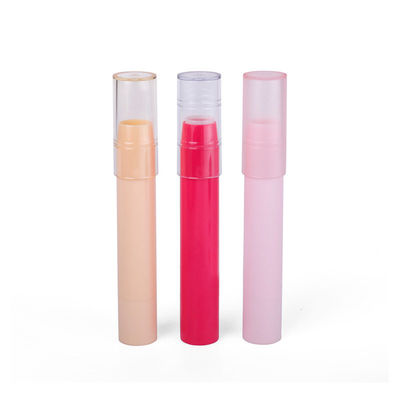 Material ABS Lip Stick Caneta Cosmética Embalagem 3g Design alongado