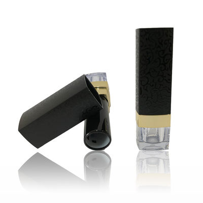 Beleza Negro Lípido Vazio Tubos de Embalagem 21*72.7mm Logotipo Privado