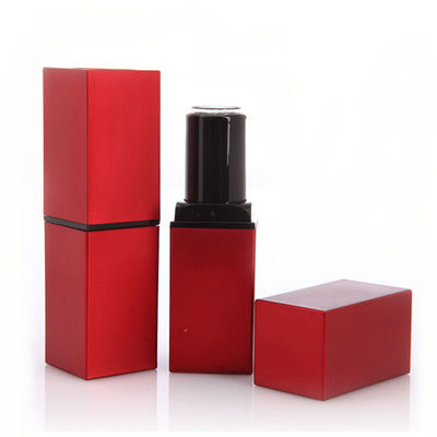 Container de batom quadrado elegante Tubos de batom Embalagem 22*74mm