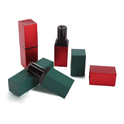 Container de batom quadrado elegante Tubos de batom Embalagem 22*74mm