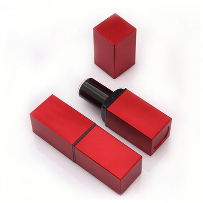 Container de batom quadrado elegante Tubos de batom Embalagem 22*74mm