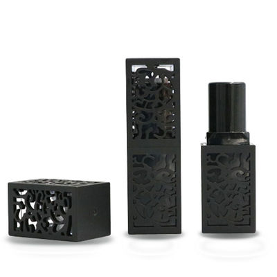 Logotipo personalizado Tubos de batom preto Tubos de batom ecológicos
