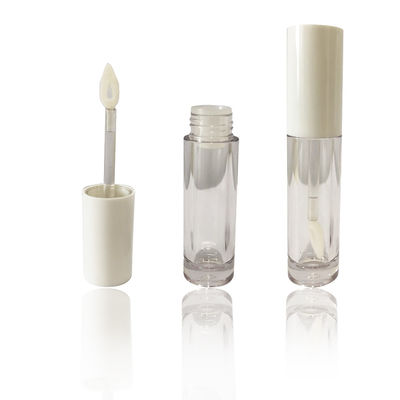 Tubos de embalagem de 4 ml ABS para brilho labial com escova em recipientes vazios para brilho labial
