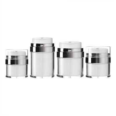 Popular Fundação de Prensa Acrílica Garrafa Creme facial de camada dupla Garrafas de Creme para Olhos