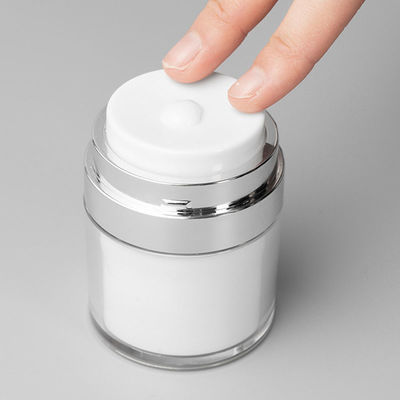 Popular Fundação de Prensa Acrílica Garrafa Creme facial de camada dupla Garrafas de Creme para Olhos