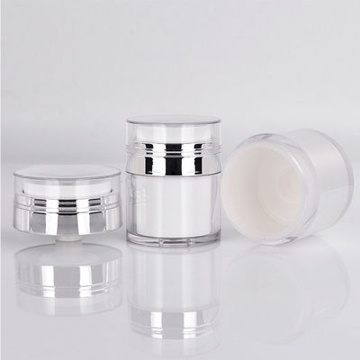Popular Fundação de Prensa Acrílica Garrafa Creme facial de camada dupla Garrafas de Creme para Olhos