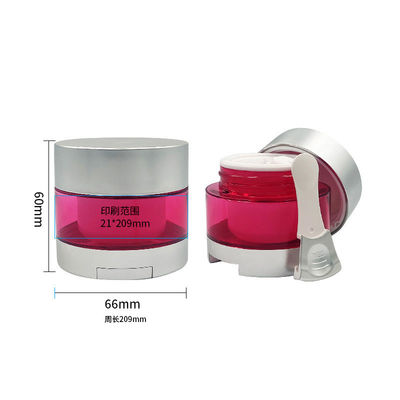 Frasco de creme cosmético personalizado com logotipo personalizado Frasco de creme de cuidados com a pele 50g Volume