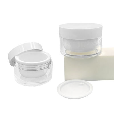 Jar de acrílico de diamante de 50g personalizável com logotipo OEM/ODM de design simples disponível