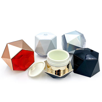 Copo de creme cosmético transparente à prova de vazamento com logotipo personalizado 5g/10g PP/ABS/acrílico