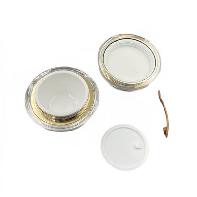 Diamante acrílico cosmético frasco à prova de vazamento Container de creme de cuidados com a pele 30g/50g