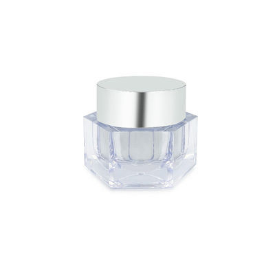 Copo de creme de cuidados com a pele à prova de vazamento Design simples 30g/50g Embalagem cosmética com amostra