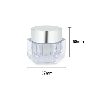 Copo de creme de cuidados com a pele à prova de vazamento Design simples 30g/50g Embalagem cosmética com amostra