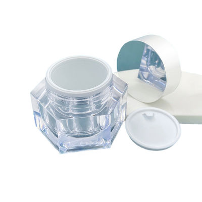 Copo de creme de cuidados com a pele à prova de vazamento Design simples 30g/50g Embalagem cosmética com amostra