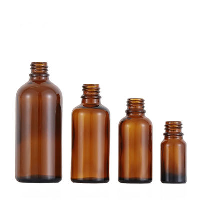 100 ml Fundação de vidro transparente garrafa redonda tampa de goteador embalagem cosmética com amostra gratuita