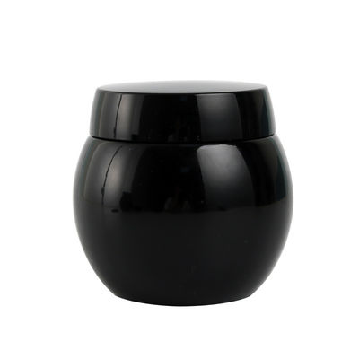 Garrafa de base de vidro de luxo com tampa de parafuso de logotipo personalizado 50g/100g Capacidade