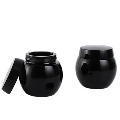 Garrafa de base de vidro de luxo com tampa de parafuso de logotipo personalizado 50g/100g Capacidade