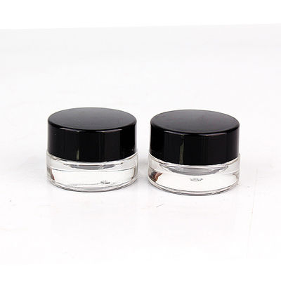 Frasco de embalagem cosmética transparente para produtos e produtos brilhantes