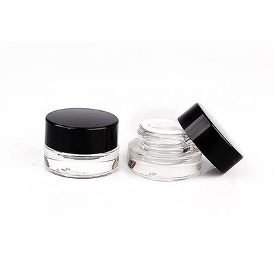 Frasco de embalagem cosmética transparente para produtos e produtos brilhantes