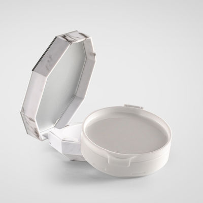 Fundação de almofada compacta transparente reutilizável para pó compacto