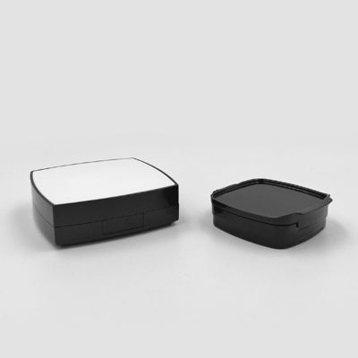 15g Amigável para viagens Transparente Compacto Fundação de almofada de pó Caso para cobertura leve a média