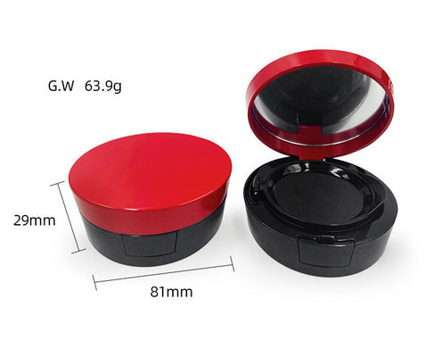 Caixa portátil de pó compacta com fecho rápido de 15 g para maquiagem e cuidados com a pele e itens de embalagem