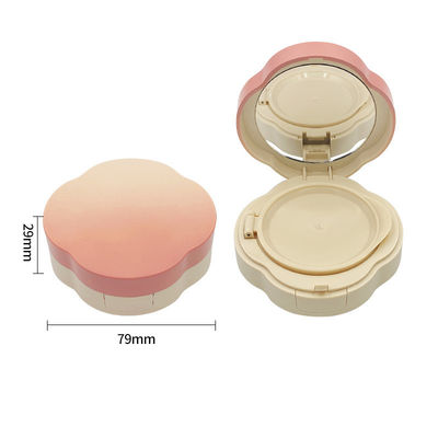 Caixa de fundação de almofada vazia recarregável com SPF 30 Embalagem cosmética transparente reutilizável