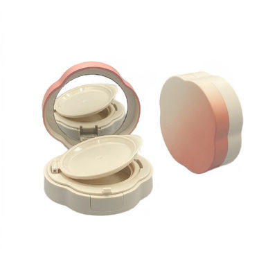 Caixa de fundação de almofada vazia recarregável com SPF 30 Embalagem cosmética transparente reutilizável